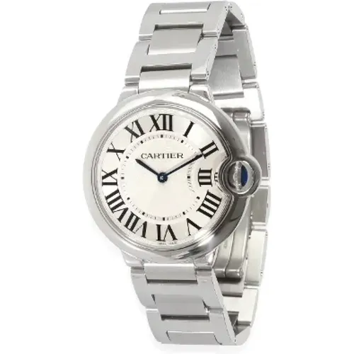 Pre-owned Stainless Steel watches , female, Sizes: ONE SIZE - Cartier Vintage - Modalova