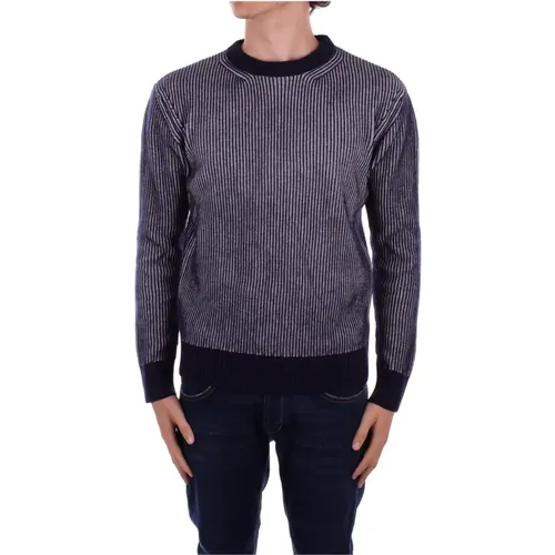 Gestreifter Pullover , Herren, Größe: M - add - Modalova