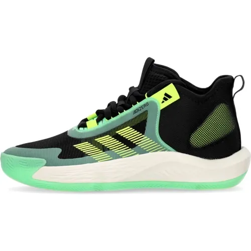 Sneakers, male, , Size: 9 US Core Men's Basketball Shoe Black/Yellow - Adidas - Modalova