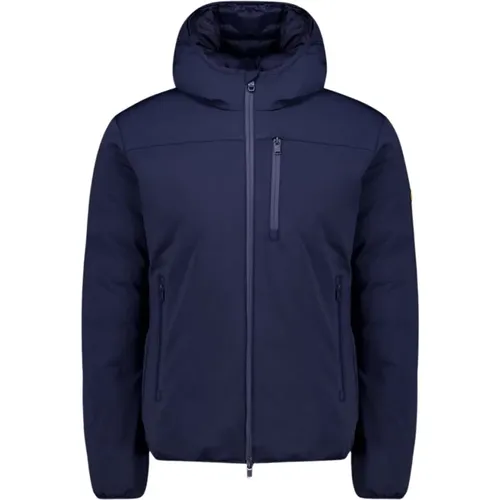 Jayden 2.0 - Blaue Softshell-Jacke mit Kapuze - Ciesse Piumini - Modalova