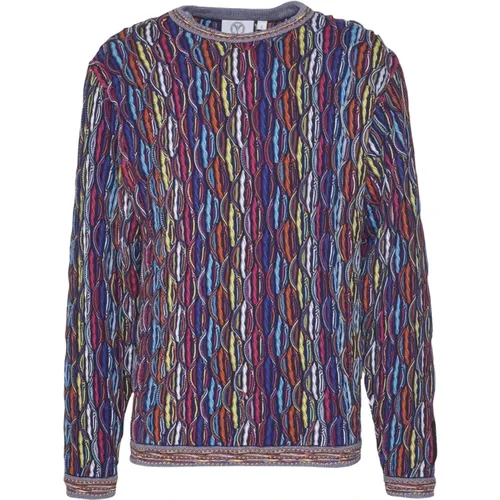 Multi Sweater C9926 101 , female, Sizes: 2XL, S, 3XL - carlo colucci - Modalova