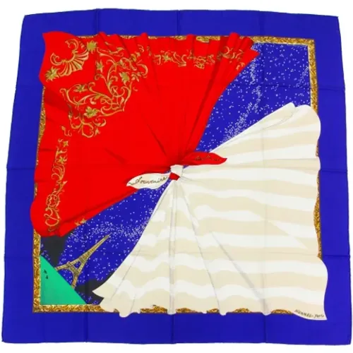 Pre-owned Scarves, female, , Size: ONE SIZE Pre-owned Silk scarves - Hermès Vintage - Modalova