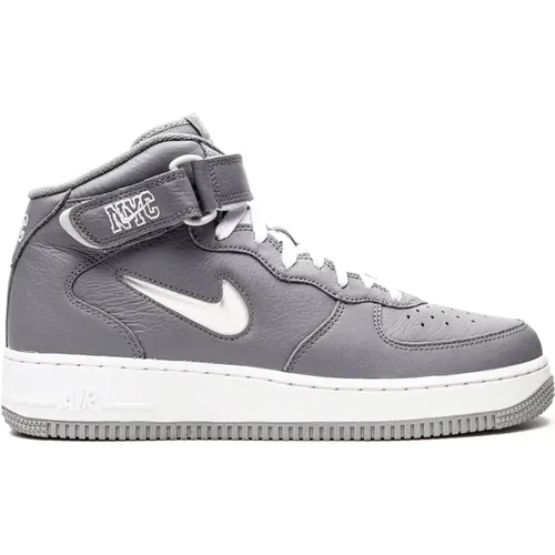 Cool Grey/White Jewel NYC Sneakers , female, Sizes: 5 UK, 7 UK, 4 1/2 UK, 5 1/2 UK - Nike - Modalova