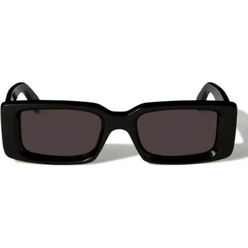 Arthur Sunglasses Dark Grey Lenses , unisex, Sizes: 50 MM - Off White - Modalova