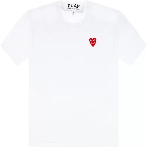 Logo T-Shirt , Herren, Größe: XL - Comme des Garçons Play - Modalova