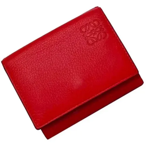 Pre-owned Wallets, female, , Size: ONE SIZE Pre-owned Leather wallets - Loewe Pre-owned - Modalova