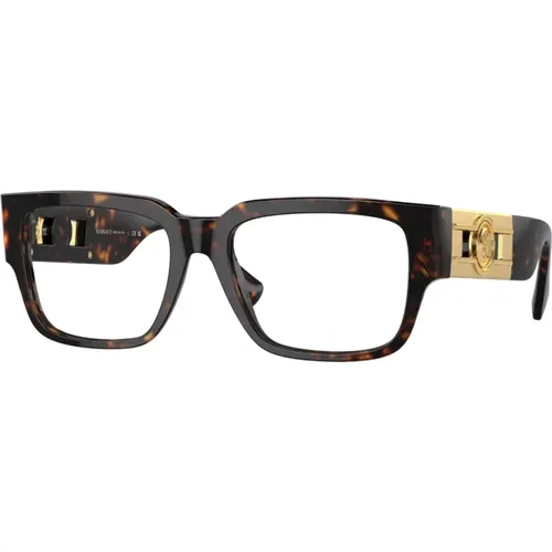 Glasses, male, , Size: 53 MM Stylish Men's Glasses - Versace - Modalova