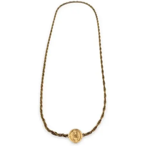 Pre-owned Metal necklaces , female, Sizes: ONE SIZE - Chanel Vintage - Modalova