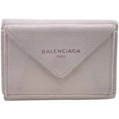 Pre-owned Wallets, female, , Size: ONE SIZE Pre-owned Leather wallets - Balenciaga Vintage - Modalova