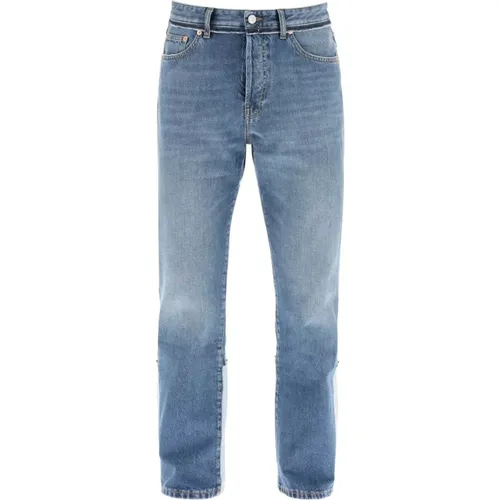 Regular Fit Rockstud Jeans - Valentino - Modalova