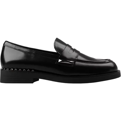 Studs Loafers Rubber Sole , female, Sizes: 5 UK, 8 UK - Ash - Modalova