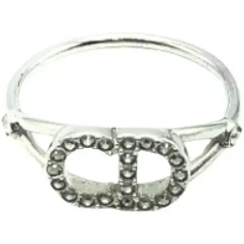 Pre-owned Silber ringe , Damen, Größe: ONE Size - Dior Vintage - Modalova