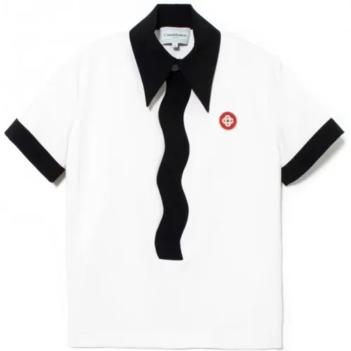 Memphis Polo Shirt , male, Sizes: L, M - Casablanca - Modalova