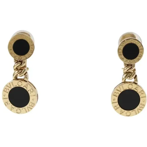 Pre-owned Jewellery, female, , Size: ONE SIZE Pre-owned Gold earrings - Bvlgari Vintage - Modalova