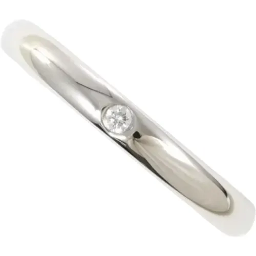 Pre-owned Jewellery, female, , Size: ONE SIZE Pre-owned Platinum rings - Tiffany & Co. Pre-owned - Modalova