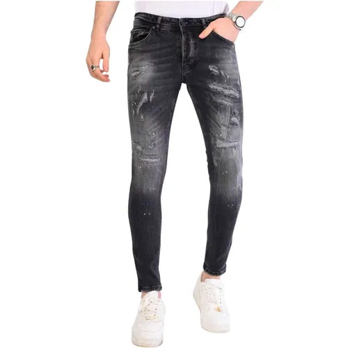 Tight Jeans Men Slim Fit - 1061 , male, Sizes: W31, W36, W38, W34, W33 - Local Fanatic - Modalova