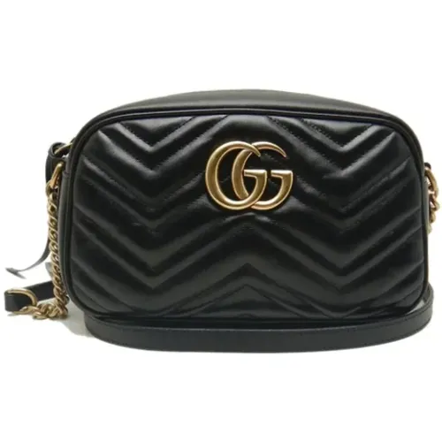 Pre-owned Leder schultertasche - Gucci Vintage - Modalova