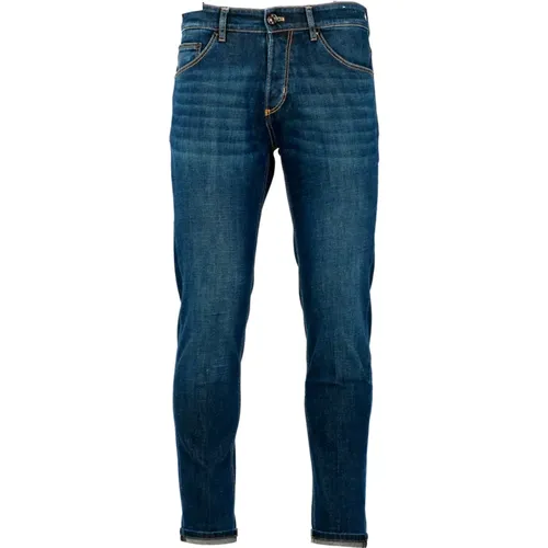 Organische Stretch Denim Tapered Fit Jeans , Herren, Größe: W31 - PT Torino - Modalova