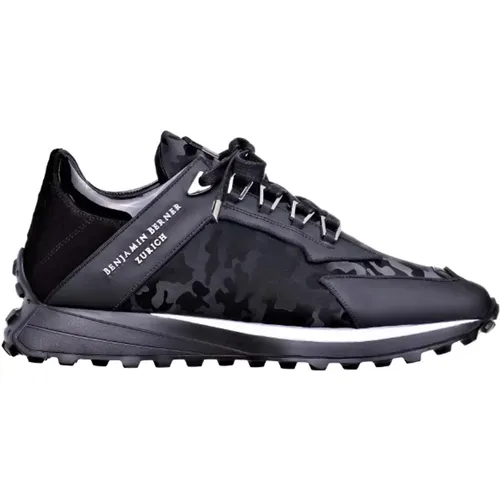 Exclusive Men`s Alpha Runner Sneakers , male, Sizes: 9 UK, 7 UK, 5 UK - Benjamin Berner - Modalova