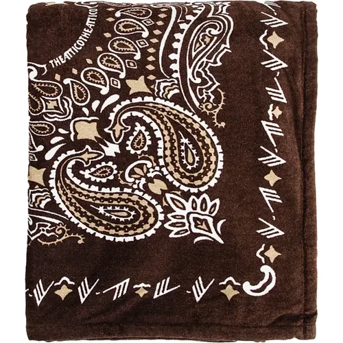 Bandana Logo Print Towel , female, Sizes: ONE SIZE - The Attico - Modalova