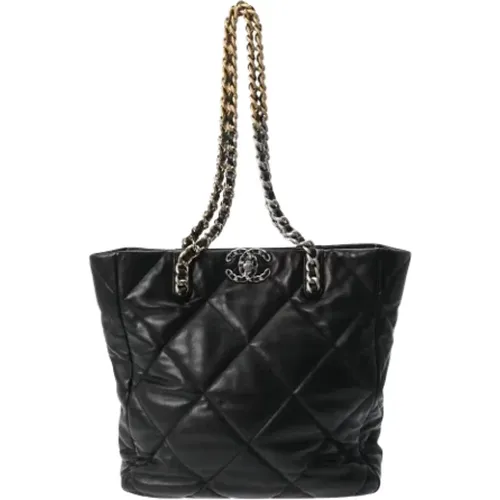 Pre-owned Tote Bags, female, , Size: ONE SIZE Pre-owned Leather chanel-bags - Chanel Vintage - Modalova