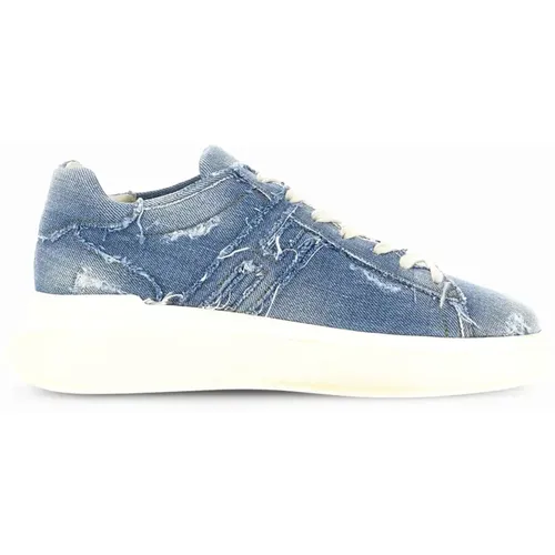 Cotton Sneakers with Memory Foam , male, Sizes: 5 UK, 9 1/2 UK, 5 1/2 UK - Hogan - Modalova