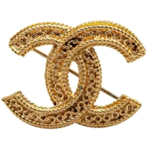 Pre-owned Jewellery, female, , Size: ONE SIZE Pre-owned Metal brooches - Chanel Vintage - Modalova