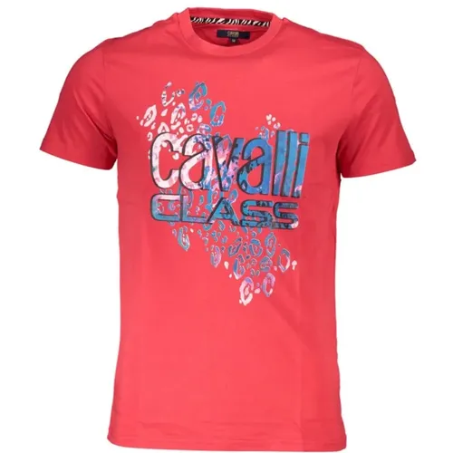 Bedrucktes Logo-T-Shirt Kurzarm - Cavalli Class - Modalova