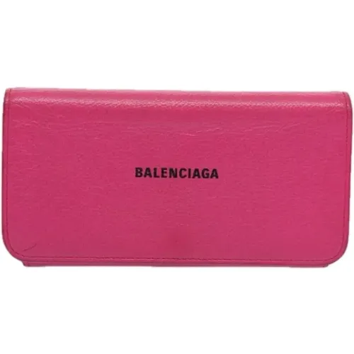 Pre-owned Wallets, female, , Size: ONE SIZE Pre-owned Leather wallets - Balenciaga Vintage - Modalova