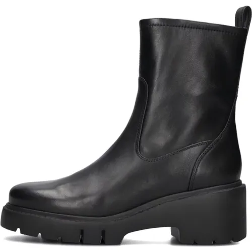 Stilvolle schwarze Stiefeletten , Damen, Größe: 41 EU - Unisa - Modalova