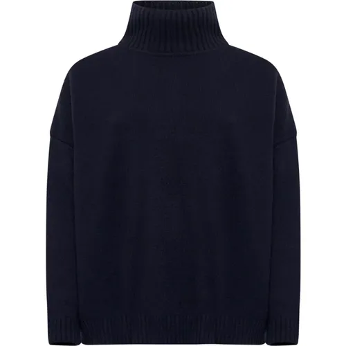 Navy Woll Rollkragenpullover - Max Mara Weekend - Modalova