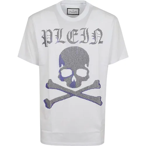 T-Shirts, male, , Size: XL T-Shirt Contemporary Elegance - Philipp Plein - Modalova