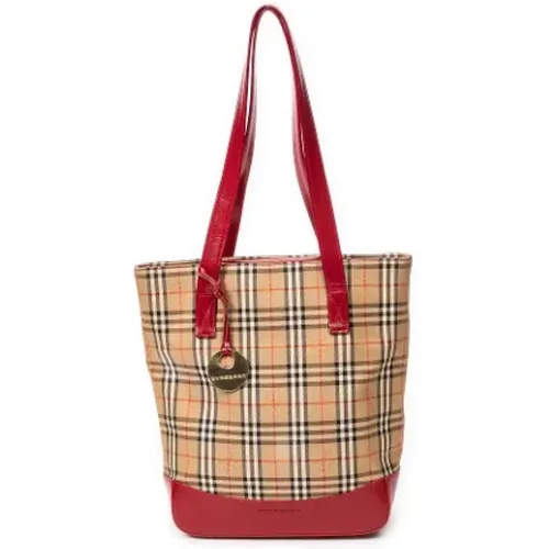 Pre-owned Tote Bags, female, , Size: ONE SIZE Pre-owned Canvas totes - Burberry Vintage - Modalova