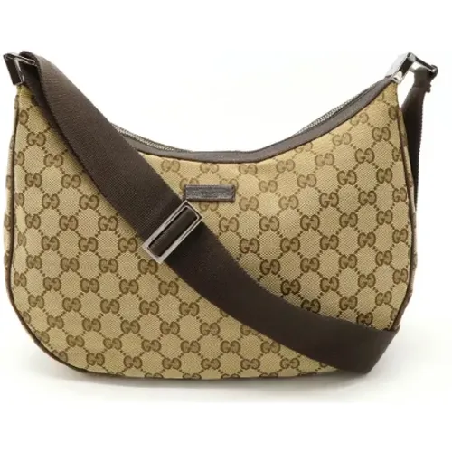 Pre-owned Cross Body Bags, female, , Size: ONE SIZE Pre-owned Canvas crossbody-bags - Gucci Vintage - Modalova