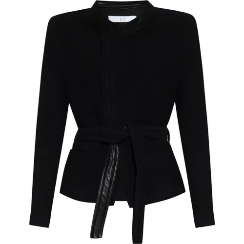 Belted jacket , Damen, Größe: L - IRO - Modalova