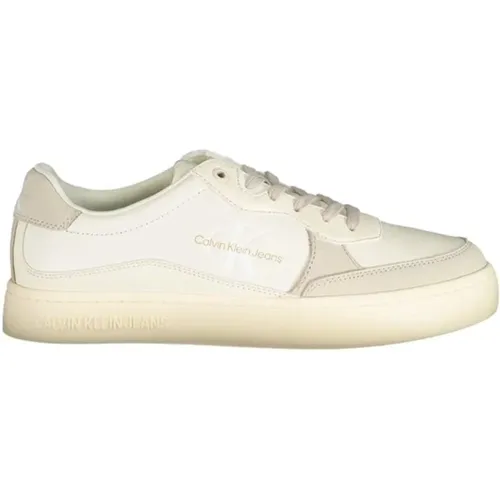 Printed Lace-Up Athletic Shoe , male, Sizes: 6 UK, 7 UK, 10 UK, 9 UK, 12 UK, 11 UK, 8 UK - Calvin Klein - Modalova