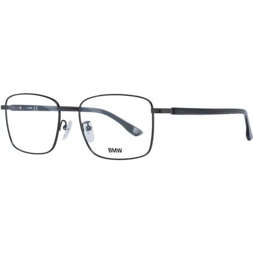 Glasses, male, , Size: ONE SIZE Square Eyeglasses for Men Black - BMW - Modalova