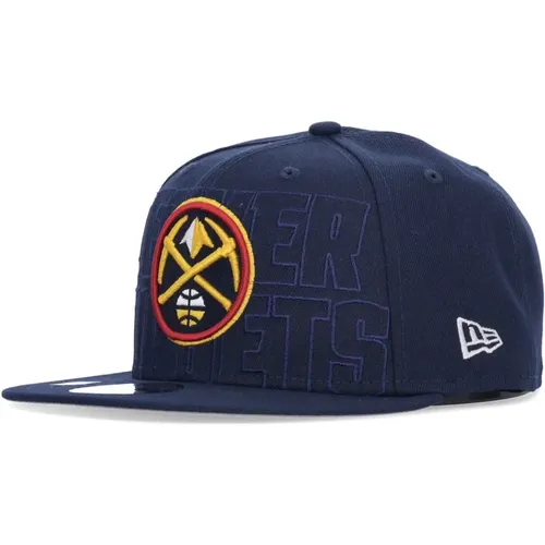 Denver Nuggets Flat Brim Snapback Cap , unisex, Sizes: ONE SIZE - new era - Modalova