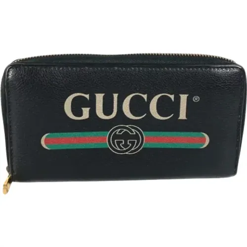 Pre-owned Wallets, female, , Size: ONE SIZE Pre-owned Leather wallets - Gucci Vintage - Modalova