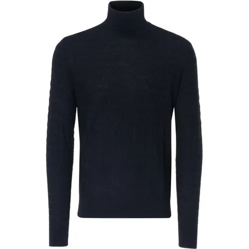 Blauer Pullover Sweater - Emporio Armani - Modalova