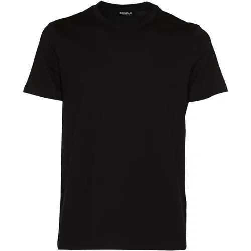 Schwarze T-Shirt Kollektion , Herren, Größe: L - Dondup - Modalova