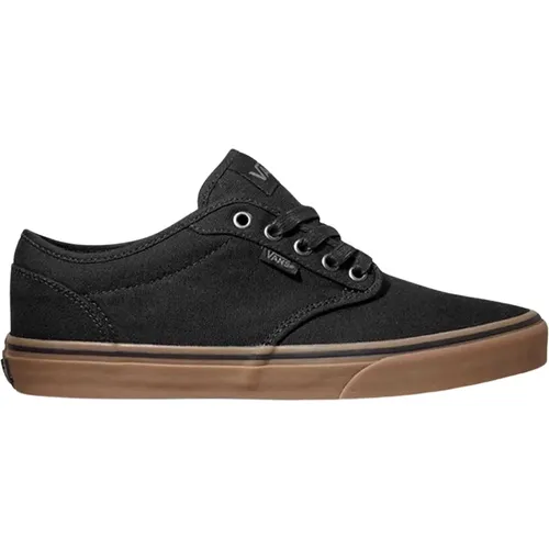 Schwarze/Gummi Canvas Sneakers , Herren, Größe: 45 EU - Vans - Modalova