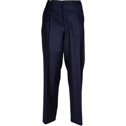 Wide Leg Wool Chino Pants , male, Sizes: L, M, XL - Briglia - Modalova