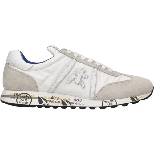 Lucy Fabric and Suede Sneakers , male, Sizes: 5 UK, 4 UK - Premiata - Modalova