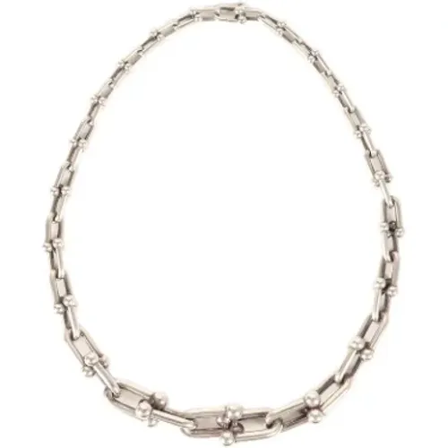 Pre-owned Jewellery, female, , Size: ONE SIZE Pre-owned Silver necklaces - Tiffany & Co. Pre-owned - Modalova