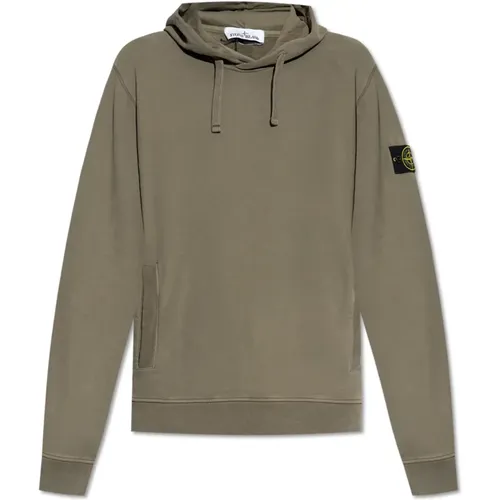 Sweatshirt with logo , male, Sizes: S - Stone Island - Modalova