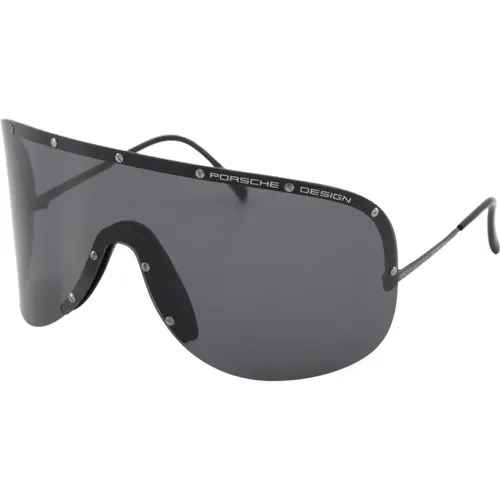 Sunglasses, male, , Size: M Dark Grey Sunglasses - Porsche Design - Modalova