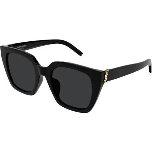 Bold Cat Eye Sunglasses in , unisex, Sizes: M - Saint Laurent - Modalova