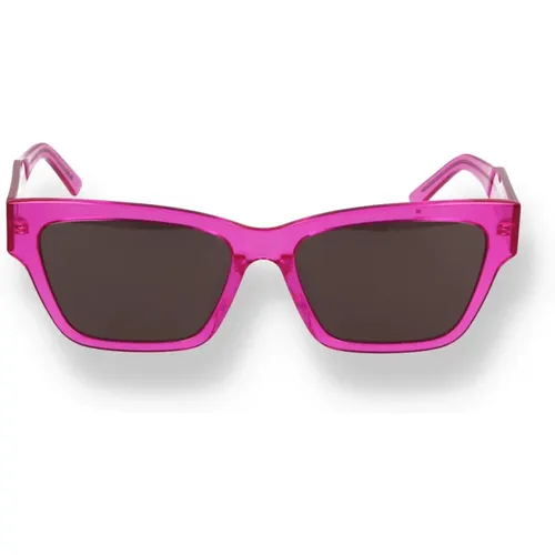 Recycelte Acetat Rosa Cat Eye Sonnenbrille , Damen, Größe: 56 MM - Balenciaga - Modalova