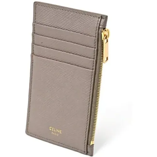 Pre-owned Wallets, female, , Size: ONE SIZE Pre-owned Leather wallets - Celine Vintage - Modalova